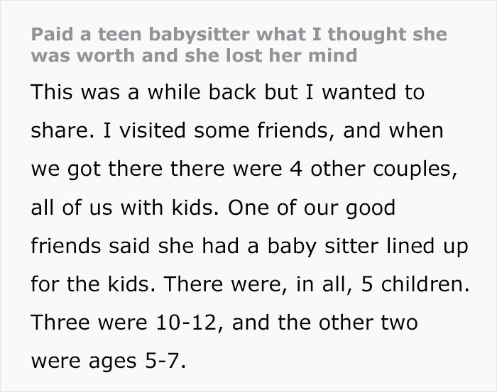First-Time Babysitter 'Loses Her Mind' After Parent Pays Her $330 More Than Expected First-Time Babysitter 'Loses Her Mind' After Parent Pays Her $330 More Than Expected