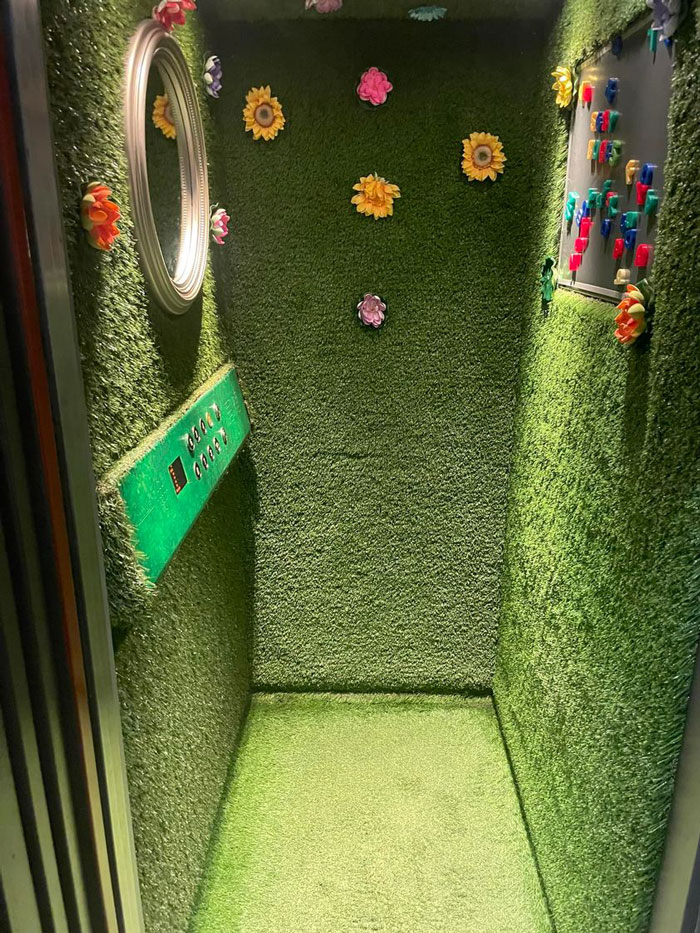 The Lift In A Hotel I Recently Stayed In It’s An Art Hotel In London Called The Exhibitionist, And It’s Full Of Fun Installations Like This One.