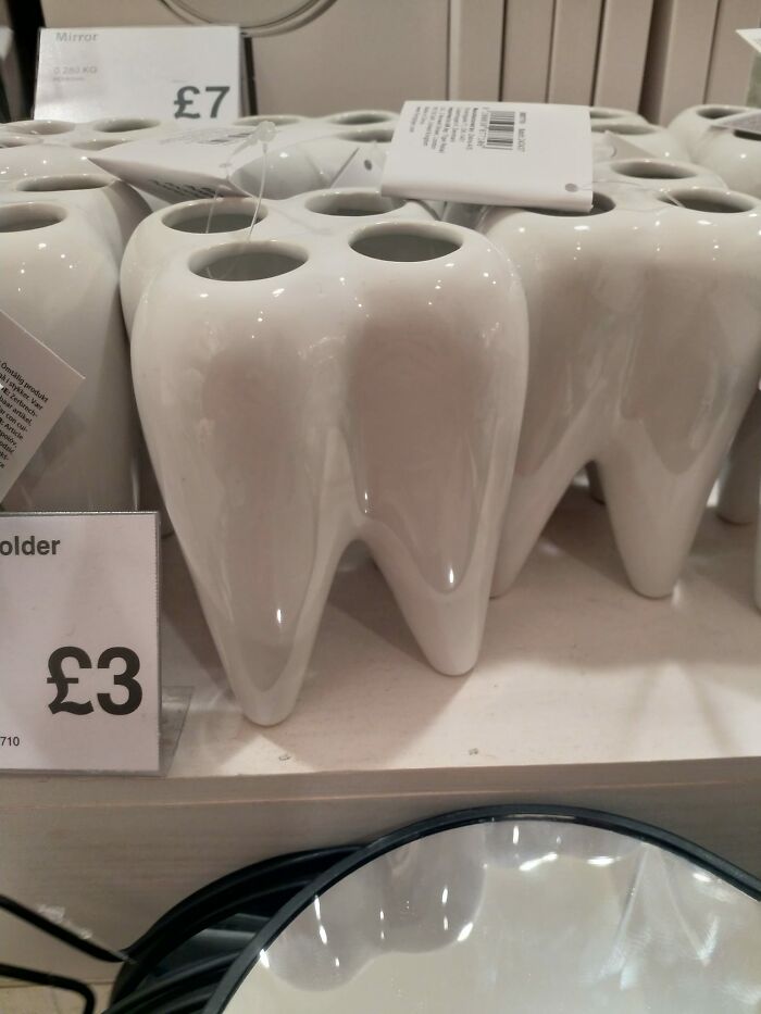 This Toothbrush Holder...with No Drain Holes. Imagine The Slime 