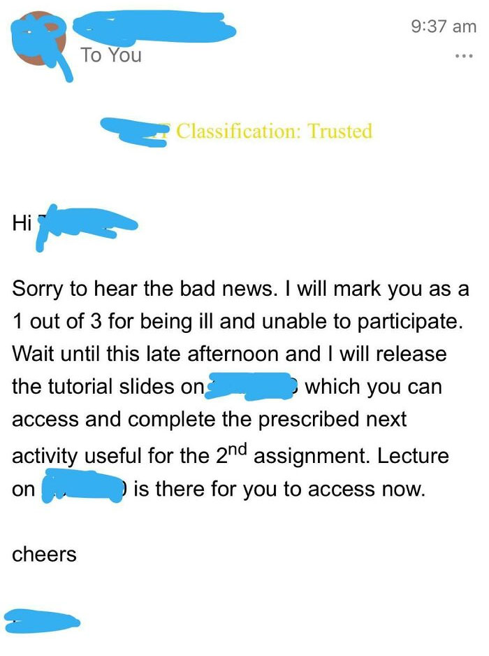 I Have Covid And My Tutor Is Giving Me A Low Tutorial Participation Score Instead Of Writing It Off For This Week