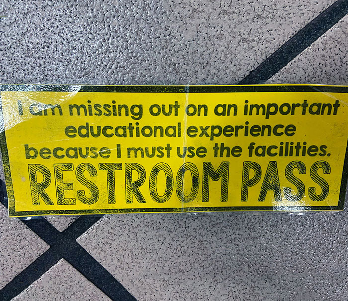 Teacher Making You Feel Bad For Using The Bathroom