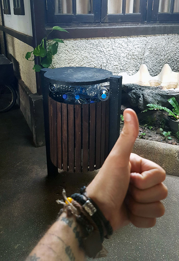 One Teacher At A School Camp Used A Bunch Of Water Bottles For Her Activity About Protecting The Environment. I Found Them All In The Trash Immediately After She Was Done