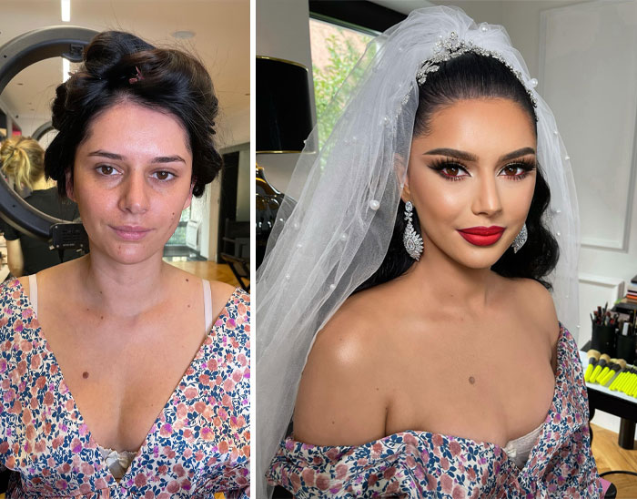 Brides-To-Be Put Trust In This Makeup Artist To Look Stunning On Their Big Day, And Here Are 23 Of The Best Before-And-After Pics (New Pics)
