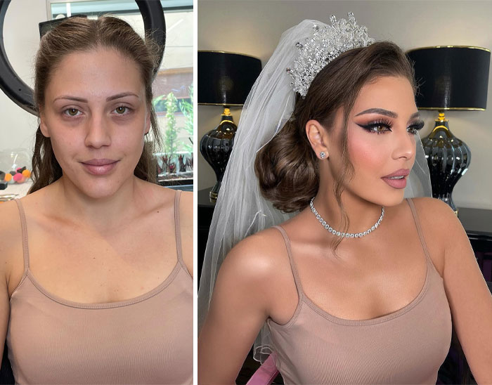 Brides-To-Be Put Trust In This Makeup Artist To Look Stunning On Their Big Day, And Here Are 23 Of The Best Before-And-After Pics (New Pics)