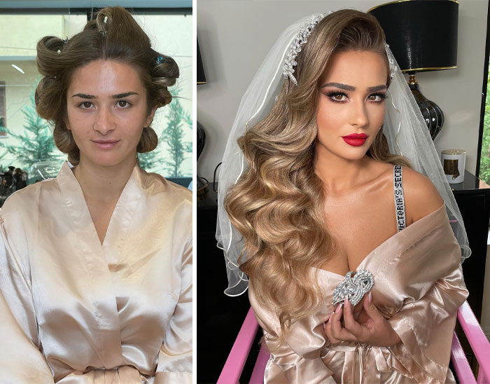 Brides-To-Be Put Trust In This Makeup Artist To Look Stunning On Their Big Day, And Here Are 23 Of The Best Before-And-After Pics (New Pics)