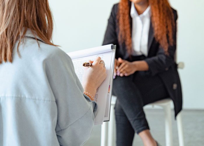 Someone Asks Women With Low-Stress And Well-Paying Jobs, "What Is It That You Do?" And 30 Reply