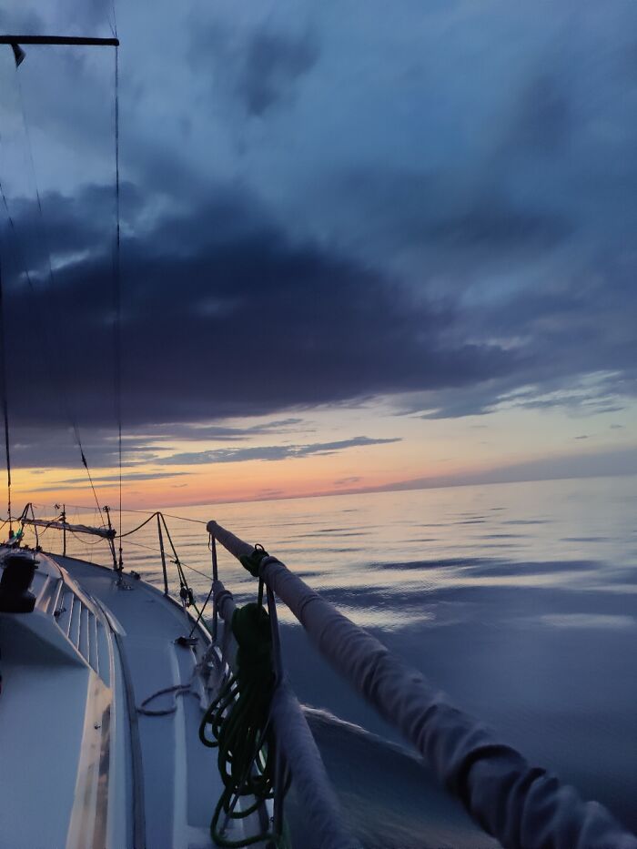 Sunset At Sea, Taken By Me