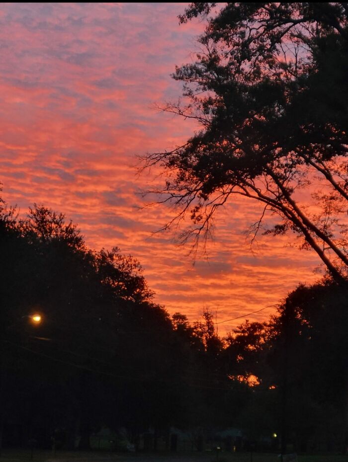 The View From My Street In October In Texas.
