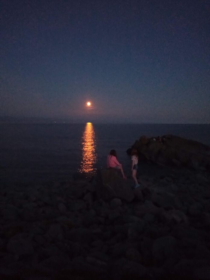 Me And My Sister Watching The Sunset!