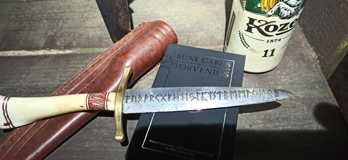 Completed Some Days Back. Runic Athame