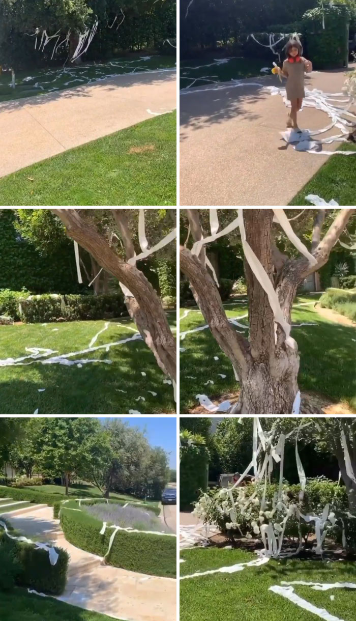 Khloé Kardashian Covered Her Sister Kourtney Kardashian's House In Toilet Paper When There Was A Toilet Paper Deficiency In The World Due To The Coronavirus