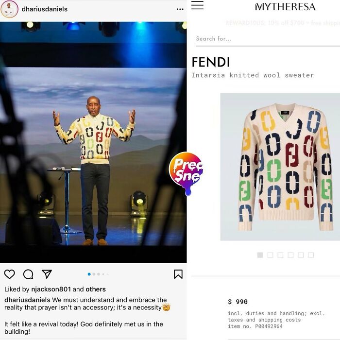 Dr. Dharius Daniels Accessorizing With Prayer And A Lil Fendi