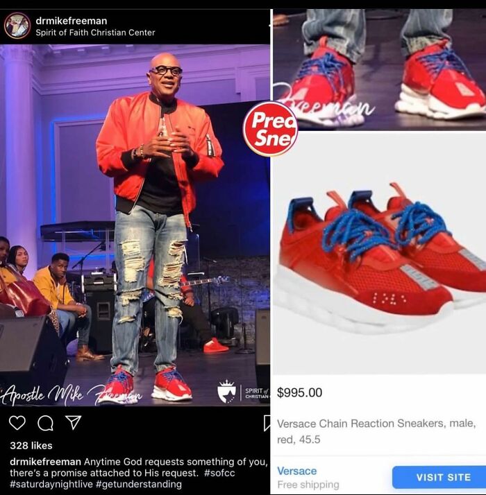 Throwin It Back To Dr Mike Freeman Dressing For Comfort In The Versace Chain Reactions