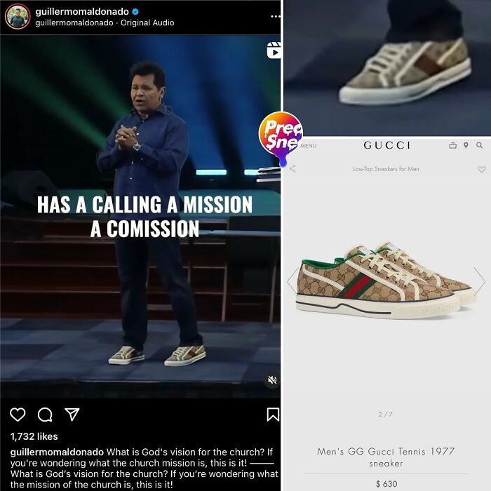 Pastor Maldonado Servin The Word In The 77 Gucci Tennies