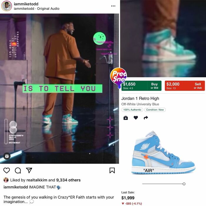 Pastor Mike Todd Taking The Vous Crew To School In The Off White Jordan University Blous