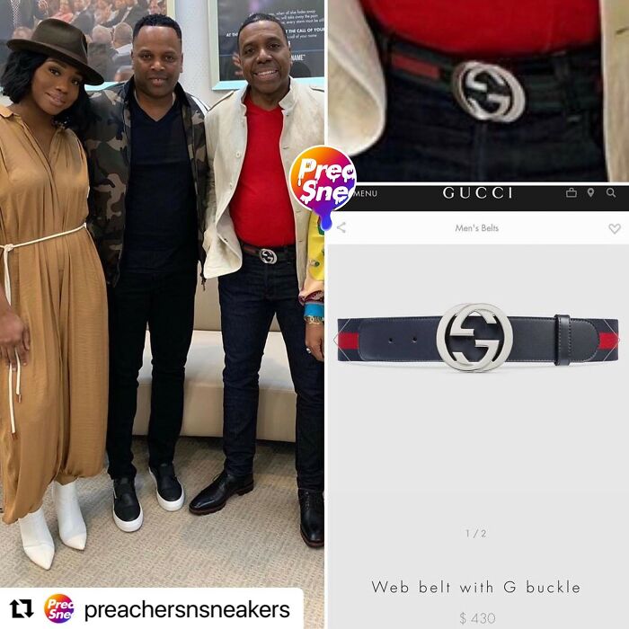 Throwin It Back To One Of The Classic Pastorsnmultipleprivatejets, Creflo Dollar And His Clean Gucci Belt