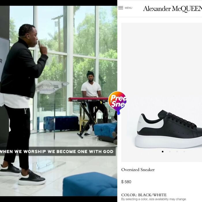 Pastor Toure Roberts With The Oversized Faith, Windows And Mcqueen Sneaks