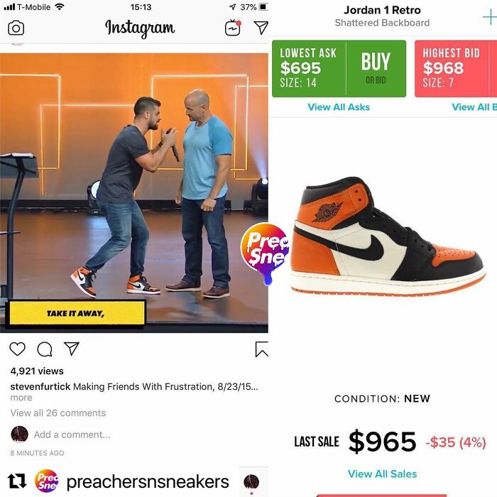 Goin Way Back (2ish Years) On A Wednesday To Pastor Steven Furtick, Makin Friends With Frustration And The Jordan 1 Plug Apparently