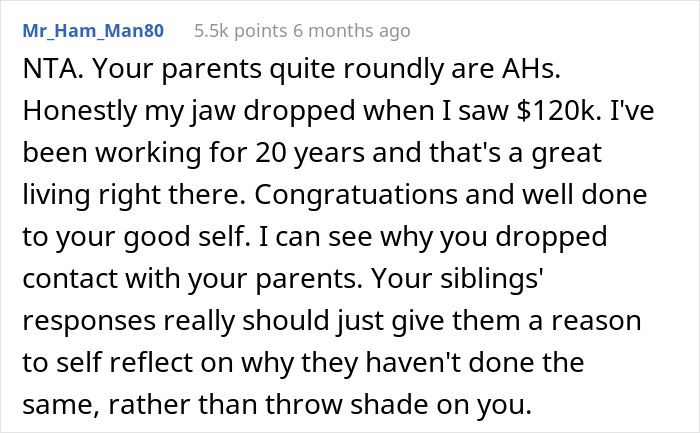 Woman Asks If She Was Wrong For Bringing Up The Fact That She Earns More Than Her Siblings To Her Parents When They Tell Her To Get A &lsquo;Real Job&rsquo;