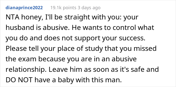 Woman Doesn't Attend Party Because She Has To Study For Exam, Petty Husband Makes Sure She Misses Her Exam Too - 10