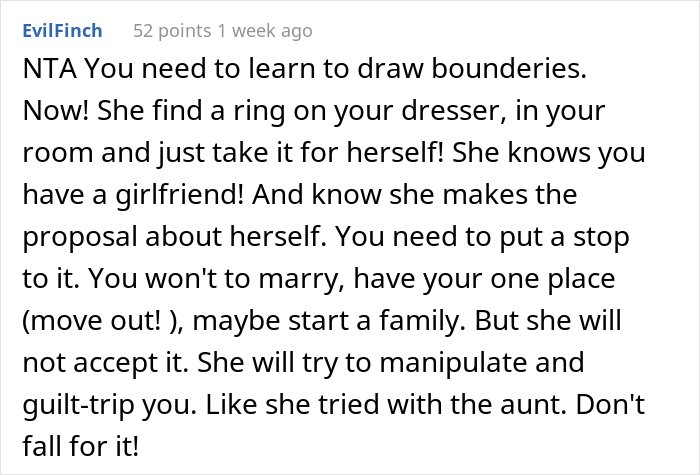 Guy Plans To Pop The Question During A Long-Awaited Vacation, Mother Throws A Tantrum Because He Refused To Take Her - 23