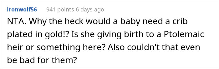 "She Calls Me Selfish": Spoiled Mother Wants An $8k Baby Crib, Her Sister Refuses, Starting A Family Drama