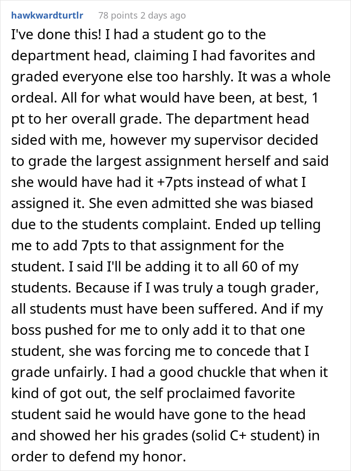 Principal Orders Teacher To Change Lazy Student's Grade Just Because Her Parents Work At School District, They Maliciously Comply - 22