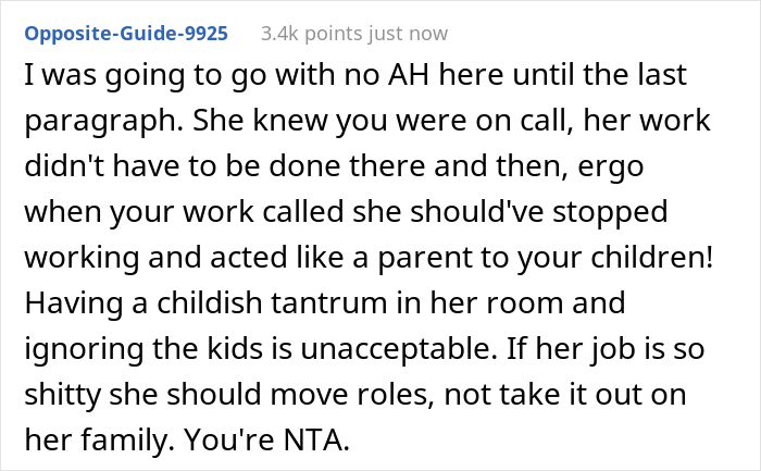 &ldquo;AITA For Telling My Wife My Job Has To Come Before Hers?&rdquo;
