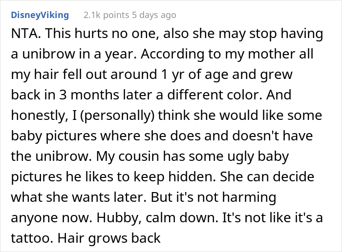 “Am I The Jerk For Shaving My Baby’s Unibrow?” - 13