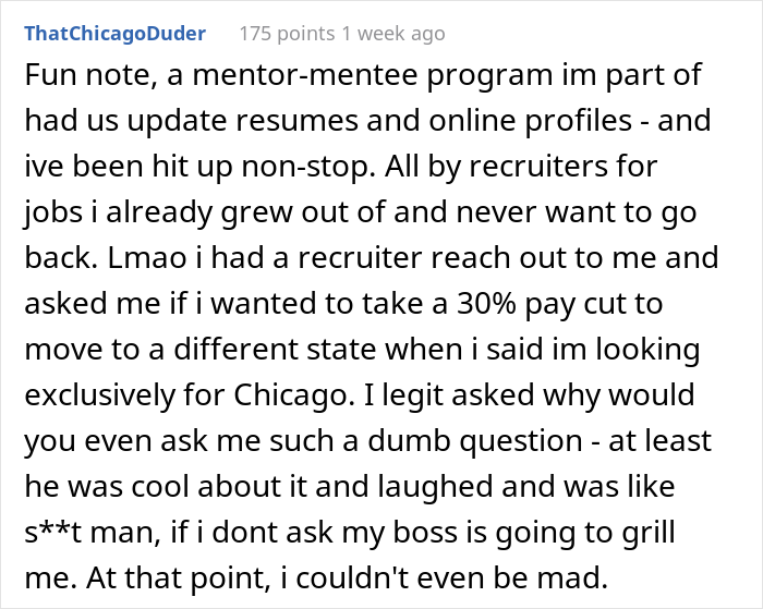 Guy Is Flabbergasted By This Recruiter's Audacity In Offering Him A Job For Half The Salary He Currently Earns - 14