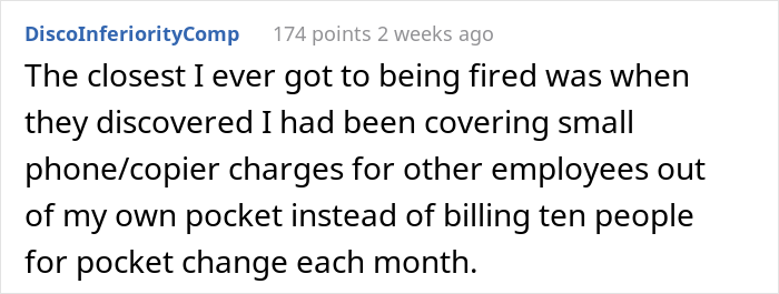 Supervisor Wants Employee To Pay $0.10 For An 'Unauthorized Phone Call', Gets What They Ask For But It Costs Them Much More - 19