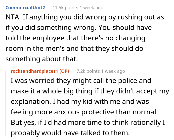 Dad Has To Change Son's Diaper In The Ladies’ Room And Gets Yelled At, Asks If He's The Jerk Dad Has To Change Son's Diaper In The Ladies’ Room And Gets Yelled At, Asks If He's The Jerk