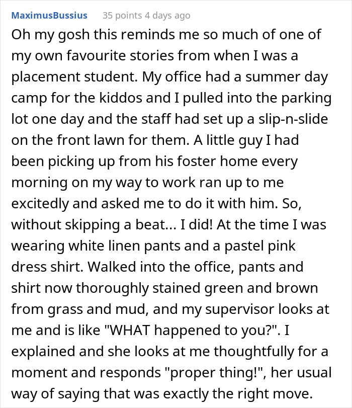 Social Worker Is Praised For Wholesome Malicious Compliance After Not Being Allowed To Wear A Bathing Suit On The Job