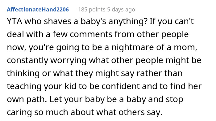 “Am I The Jerk For Shaving My Baby’s Unibrow?” - 24