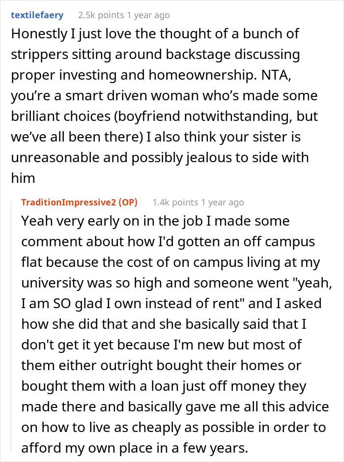 "He Didn't Want To Live In A Flat That Was Bought With &lsquo;Stripper Money&rsquo;": Woman Won't Sell Her Flat, Relationship Drama Ensues