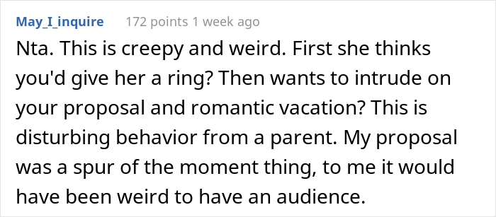 Guy Plans To Pop The Question During A Long-Awaited Vacation, Mother Throws A Tantrum Because He Refused To Take Her - 19