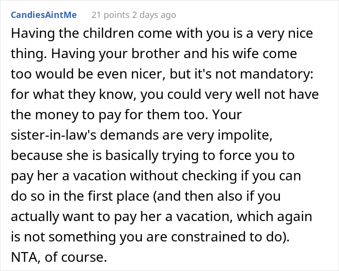 Kids' Mom Is Angry After Their Aunt Invites Everyone To Disney World Except Her And Husband - 28