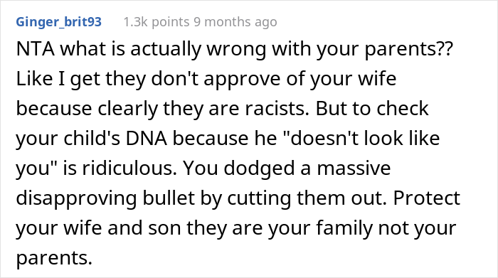 Racist Parents Secretly Test Their Grandkid's DNA Because They Don't Like Their Son’s Wife, Drama Ensues Racist Parents Secretly Test Their Grandkid's DNA Because They Don't Like Their Son’s Wife, Drama Ensues