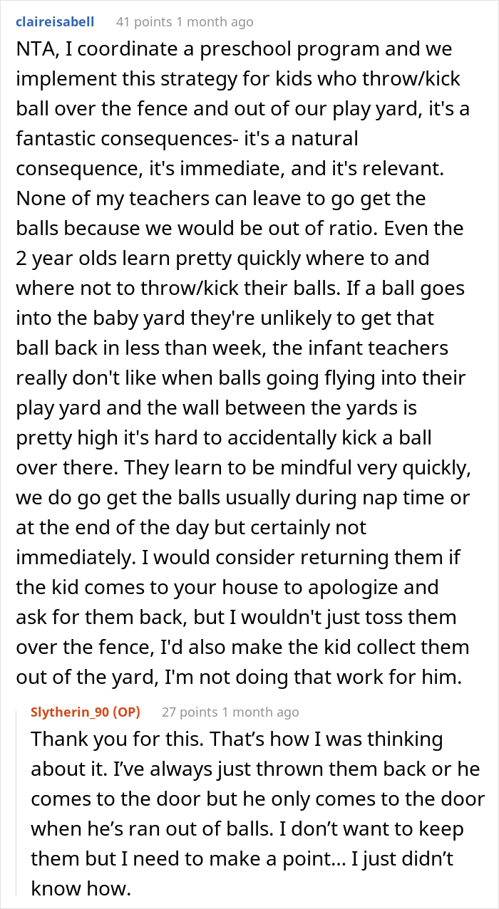 Person Refuses To Put Up With Neighbor's Kid After One Of The Balls He's Constantly Kicking Over The Fence Hits Their Puppy - 10