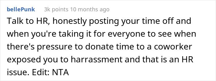 Worker Refuses To Donate Vacation Days To A Colleague With A Sick Daughter, Gets Hate From Entire Office, Wonders If He's A Jerk