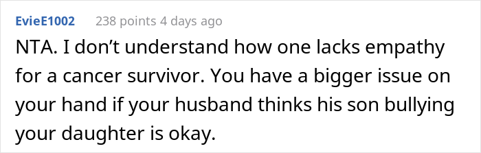 Mom Asks The Internet If She's A Jerk For Abandoning Stepson And Husband At His Sister's Wedding After Stepson Pulls A Cruel Prank On Cancer Survivor Daughter Mom Asks The Internet If She's A Jerk For Abandoning Stepson And Husband At His Sister's Wedding After Stepson Pulls A Cruel Prank On Cancer Survivor Daughter