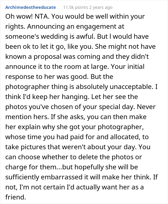 Bride Considers Deleting Her Friend's Engagement Photos, The Internet Supports Her - 28