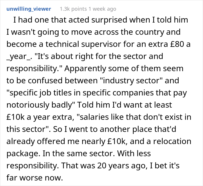 Guy Is Flabbergasted By This Recruiter's Audacity In Offering Him A Job For Half The Salary He Currently Earns - 6