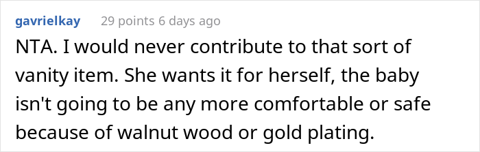 "She Calls Me Selfish": Spoiled Mother Wants An $8k Baby Crib, Her Sister Refuses, Starting A Family Drama