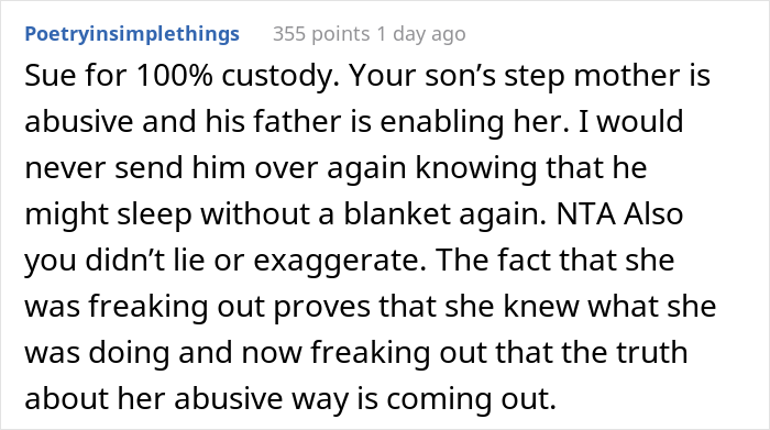 Family Drama Arises As Ex's New Girlfriend Throws Out 3 Y.O. Step-Son's Homemade Blanket, Mom Sets Her Straight By Complaining To In-Laws - 26