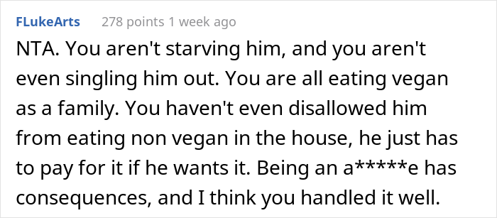 “I Really Don’t Care”: Dad Is Praised For Punishing Bully Son With Vegan Meals “I Really Don’t Care”: Dad Is Praised For Punishing Bully Son With Vegan Meals