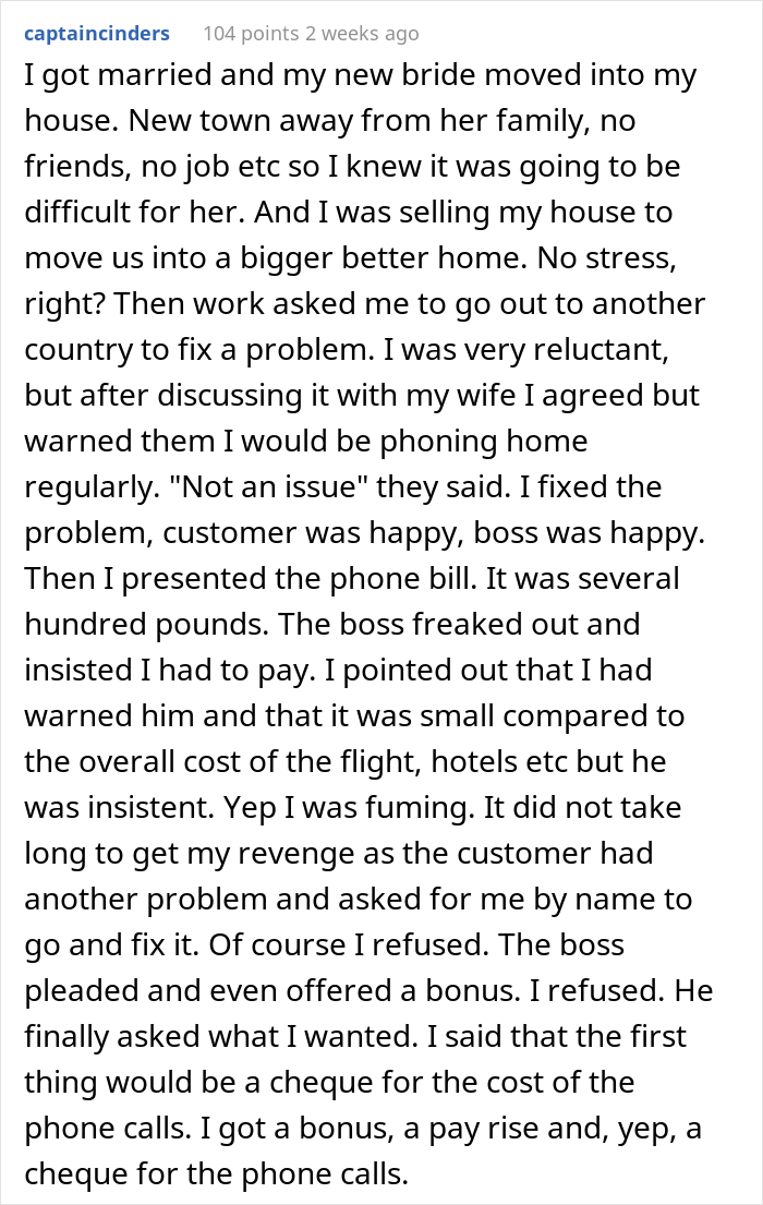 Supervisor Wants Employee To Pay $0.10 For An 'Unauthorized Phone Call', Gets What They Ask For But It Costs Them Much More - 25