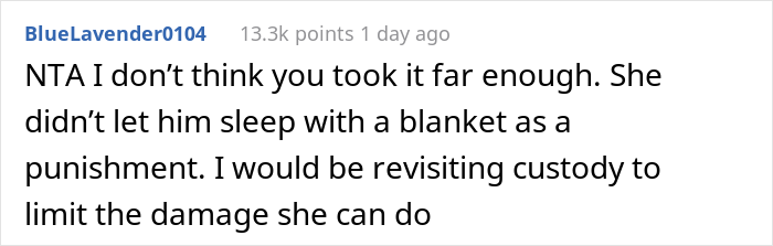 Family Drama Arises As Ex's New Girlfriend Throws Out 3 Y.O. Step-Son's Homemade Blanket, Mom Sets Her Straight By Complaining To In-Laws - 20