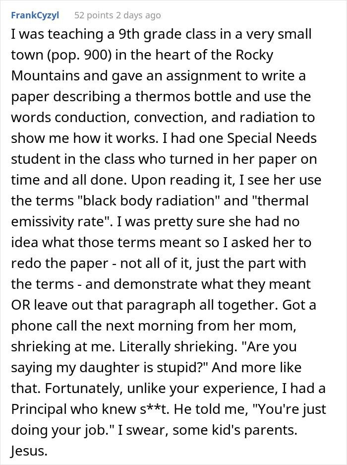 Principal Orders Teacher To Change Lazy Student's Grade Just Because Her Parents Work At School District, They Maliciously Comply - 24