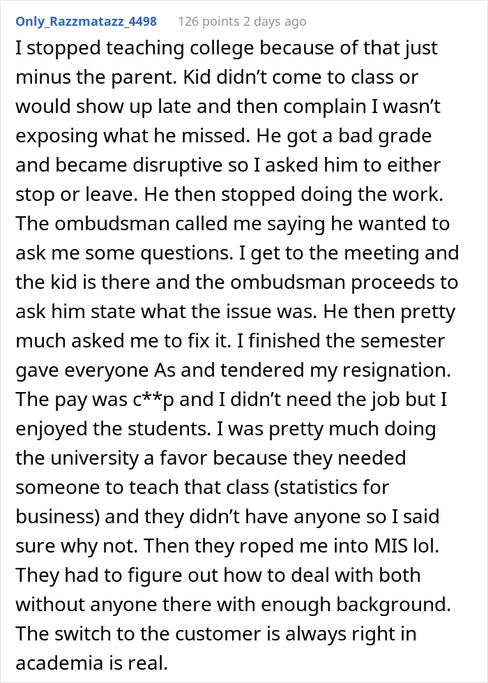 Principal Orders Teacher To Change Lazy Student's Grade Just Because Her Parents Work At School District, They Maliciously Comply - 21